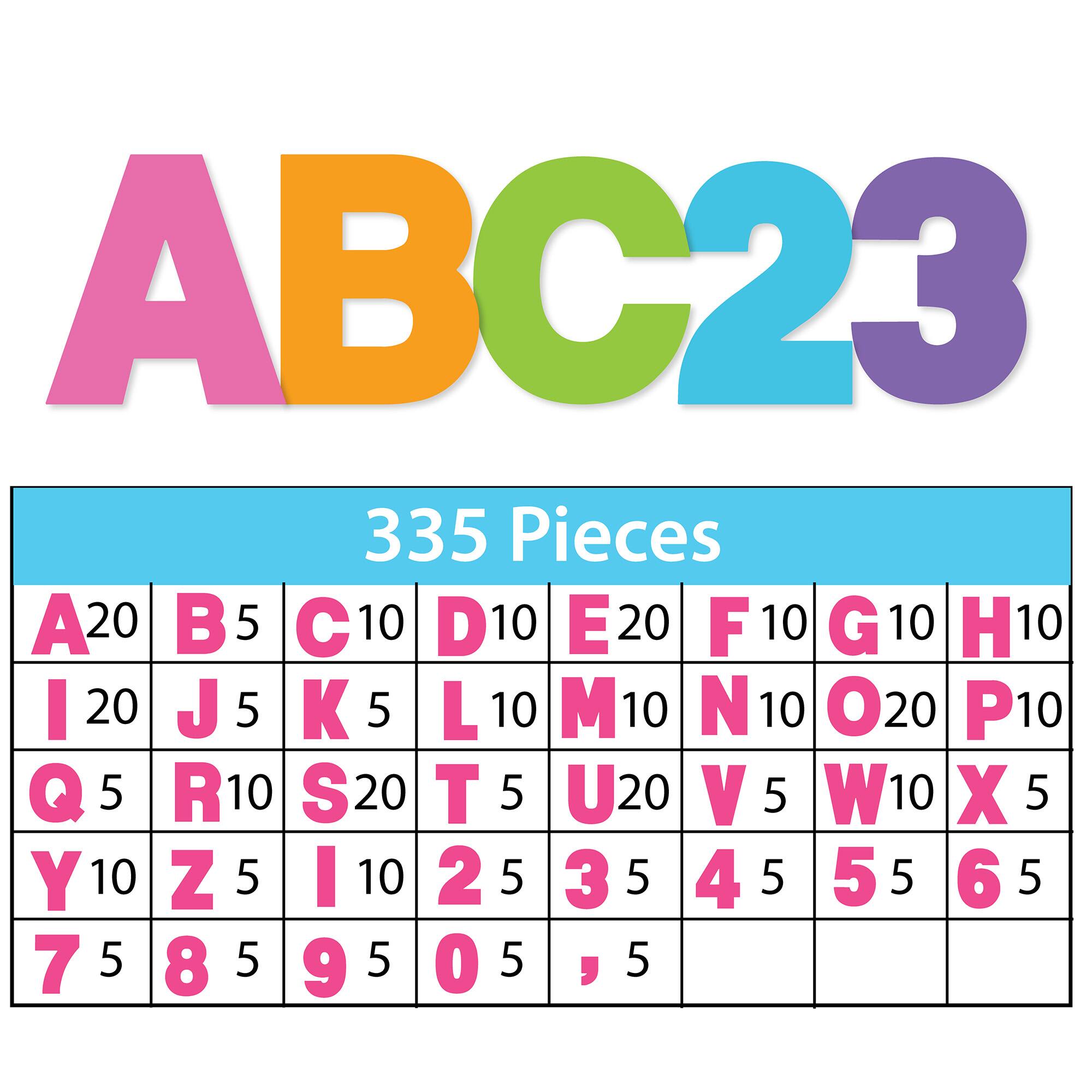 ArtSkills® 2.5" Neon 335 Piece Paper Poster Letter Set